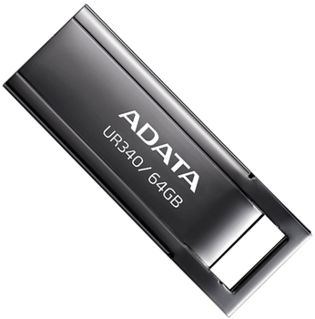 ADATA UR340 64GB USB 3.2 Czarny (AROY-UR340-64GBK)