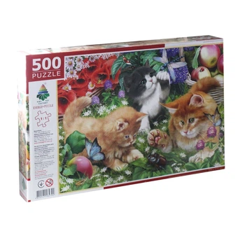 ПАЗЛ "КОШЕНЯТА ТА ЖУКИ", 500 ЕЛЕМ. Енергія + (84702)