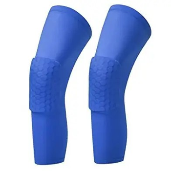 Наколенники баскетбольные защитные Basketball Knee Pads размер М синий (3065)