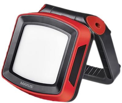 Прожектор светодиодный MAXUS Portable Emergency LED Light 8W 4100K IP65 5000mAh RED (MAX-8W-RED-EM)