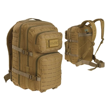 Рюкзак Тактичний Mil-Tec® Large Assault Pack Laser Cut 36L COYOTE