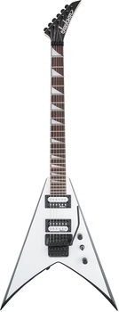 Електрогітара JACKSON JS32 AH KING V WHITE WITH BLACK BEVELS (229200)
