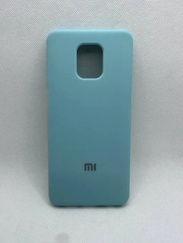 Чехол Silicone Cover Full для Xiaomi Redmi Note 9 Pro Бирюзовый
