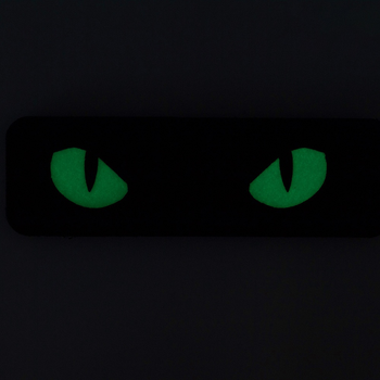 M-Tac нашивка Cat Eyes Laser Cut Ranger Green/GID