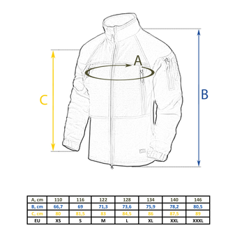 Кофта флісова Helikon-Tex Stratus Jacket Coyote L