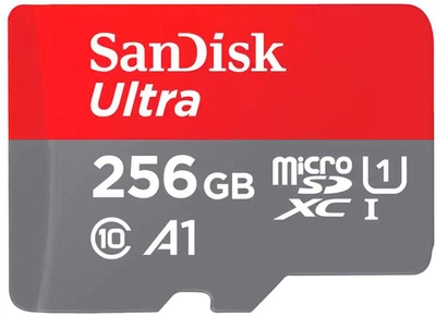 SanDisk Ultra microSDXC 256GB UHS-I + adapter (SDSQUAC-256G-GN6MA)