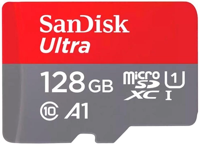 SanDisk Ultra microSDXC 128GB UHS-I + adapter (SDSQUAB-128G-GN6MA)