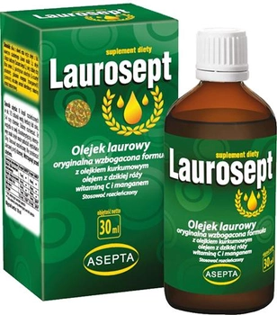 Krople ASEPTA Laurosept Q73 wzmacnia odporność 30 ml (AS399)