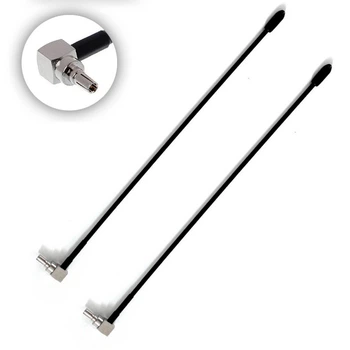 2 шт. антенна 4G LTE 3G GSM 4 dBi 700-2700 MHz терминальная CRC9 гибкая, для модемов, роутеров и т.п.