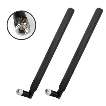 2 антенны 4G 3G LTE GSM 10dBi 900/1800MHz SMA Male для роутеров, модемов B593 B880 B310 B890