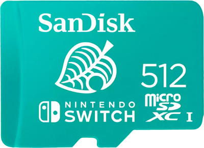 SanDisk Nintendo Switch microSDXC 512 GB UHS-I V30 (SDSQXAO-512G-GNCZN)