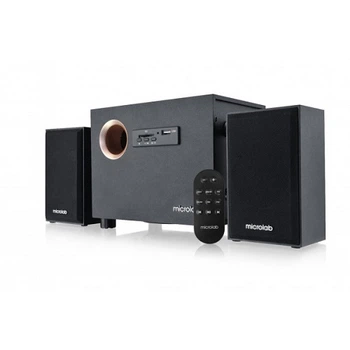 Акустична система 2.1 Microlab M-105R 10Вт ДУ/FM 2хRCA USB Black