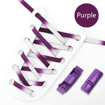 Еластичні плоскі шнурки FASTLACES T99-7C Purple