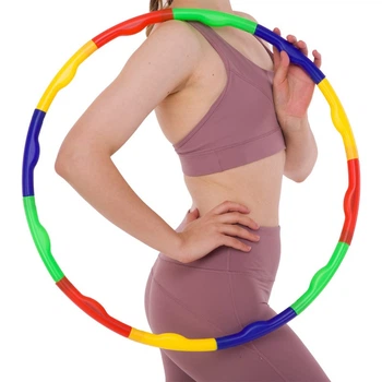 Обруч детский разборной 6 секций d-57 см пластик Хула Хуп Hula Hoop Zelart FI-306