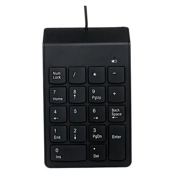 Клавиатура Gembird KPD-U-03, 18 клавиш, USB подключение, 1.45 м кабель, Black