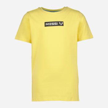 Koszulka chłopięca Messi C104KBN30003 128 cm Żółta (8720834031460)