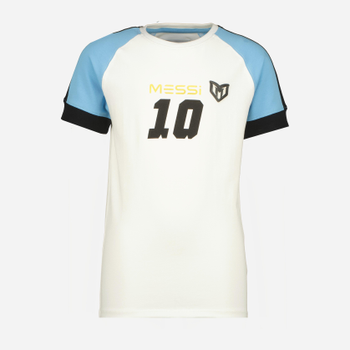 Koszulka młodzieżowa chłopięca Messi C108KBN30001 170-176 cm Biała (8720834088266)