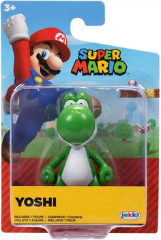 Игровая фигурка с артикуляцией Super Mario Зеленый Йоши 6 см (61228-RF1-GEN) (6900007344302)