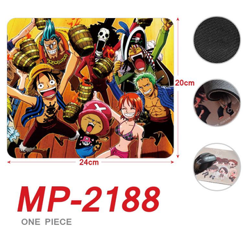 Коврик для мыши с персонажами One Piece 20 х 24 см 3DTOYSLAMP