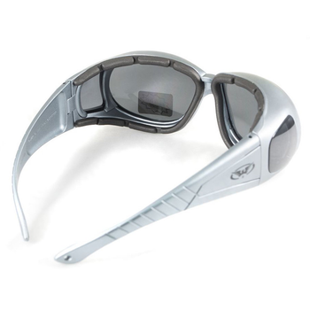 Окуляри Global Vision Outfitter Metallic (gray) чорні у сірій оправі