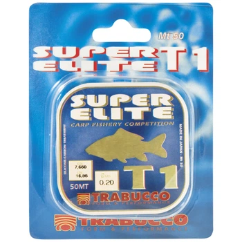 Леска Trabucco SUPER ELITE T1 CARP FISHERY 50м 0.10мм 2,25кг