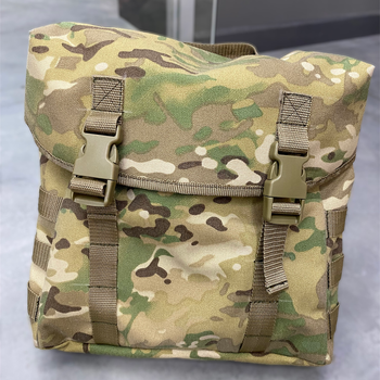 Тактический подсумок-рюкзак сухарный с Молли, Мультикам, сумка сухарная тактическая, сумка сухарка армейская
