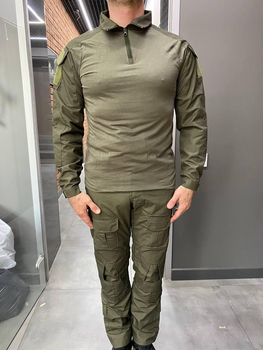 Військова форма Combat, Jin Teng (убакс + штани), Китай, котон (бавовна), Олива, розмір XXL