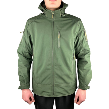 Куртка Softshell Олива утеплена (комбат) XXL