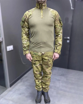 Военная форма (убакс + брюки), коттон (хлопок), Мультикам, размер XL, форма ЗСУ, тактическая одежда