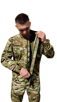Тактическая военная форма, комплект китель + штаны, мультикам, размер 44