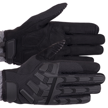 Перчатки тактические с закрытыми пальцами Military Rangers BC-9875 размер: L Цвет: Черный