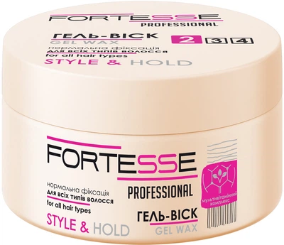 Гель-воск для волос Fortesse Pro Style Нормальная фиксация 75 мл (4820197000876)
