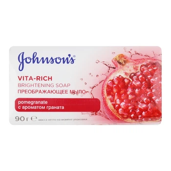Мило Johnson’s Body Care Vita Rich Перетворююче з екстрактом квітки граната 90 г. (3574661642598)
