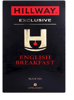 Чай чорний Hillway English Breakfast Exclusive байховий 25 х 2 г (8886300990768)