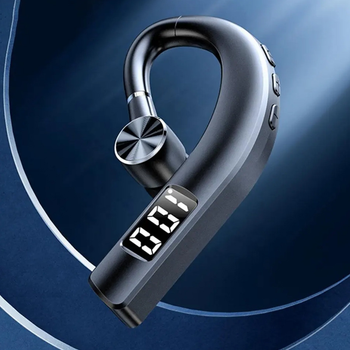 Гарнитура Bluetooth 5.2 U&P F19 350mAh Black (SHT-F19-BK)