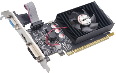 AFOX PCI-Ex GeForce GT420 4GB GDDR3 (128bit) (700/1800) (1 x DVI, 1 x HDMI, 1 x VGA) (AF420-4096D3L2)