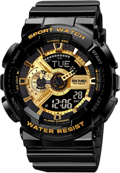 Мужские часы Skmei 1834 Black-Gold