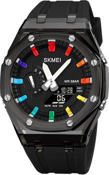 Чоловічий годинник Skmei 2100BKBK Black-Black