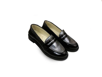 Туфлі Sandalik лофери з голограмою (98205-176) 32(р)