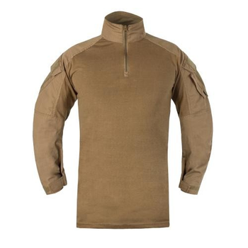 Сорочка бойова польова P1G-TAC для жаркого клімату "UAS" (UNDER ARMOR SHIRT) CORDURA BASELAYER Убакс Coyote Brown 2XL