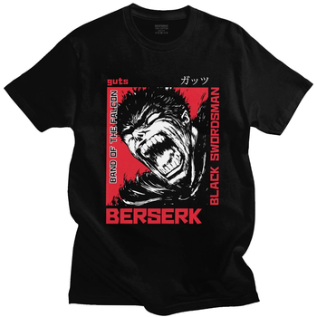 Футболка черная LOYS Аниме Furious Gattsu Berserk XL