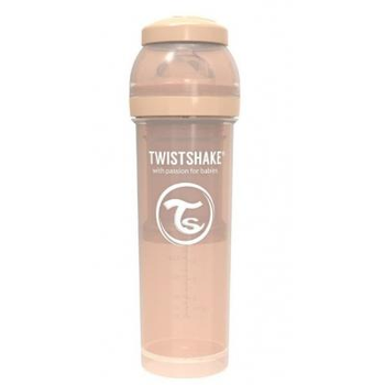 Пляшечка для годування Twistshake антиколікова 330 мл, бежева (69874/78265)