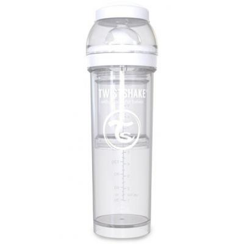 Пляшечка для годування Twistshake антиколікова 330 мл, біла (24863)