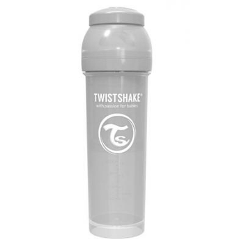 Пляшечка для годування Twistshake антиколікова 330 мл, сіра (69875)