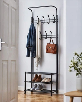 Напольная вешалка для одежды черный
