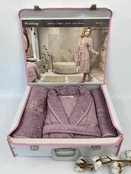 Халат-набор Maison D`or Wedding Dark Lilac S