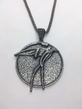 Кулон медальйон Цири Птица Witcher Ciri Medallion Necklace