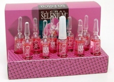 Ампулы для волос Kleral System Selenium Orchid Oil, с маслом орхидеи, для восстановления и увлажнения волос, 10 × 10 мл