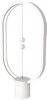 Lampa stołowa Allocacoc Heng Balance Ellipse DH0040WT/HBLEUB LED Biały (8719186023872)