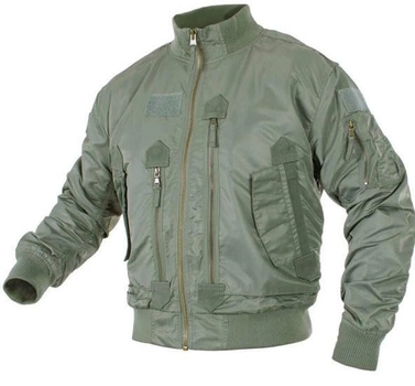 Куртка чоловіча демісезонна тактична Mil-tec AVIATOR 10404601 оливкова розмір M